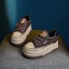 Inner height-increasing women's shoes 2025 new versatile shoes popular spring spring spring autumn platform cotton shoes muffin shoes board shoes