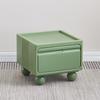 Multi-Layer Plastic Drawer Cabinet Bedside Storage Organizer for Children's Room And Bedrooms Compact Storage Unit for Small Spa