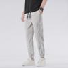 Summer New Cool Ice Silk Casual Trousers Boys Loose Men's Sports Tied Feet Youth Sweatpants Tide