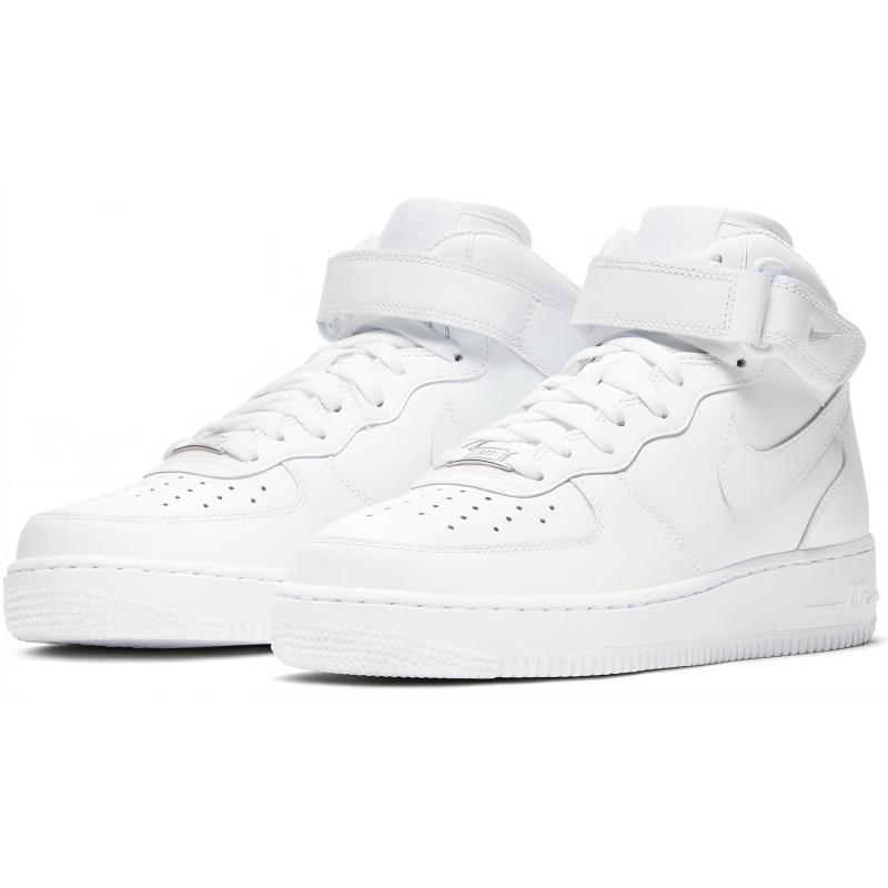 Nike Air Force 1 '07 Mid 'Triple White' Women's Sneakers DD9625-100