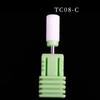 Ceramic Nail Grinding Head - Corn Bullet Rocket Shape for Electric Nail Grinder