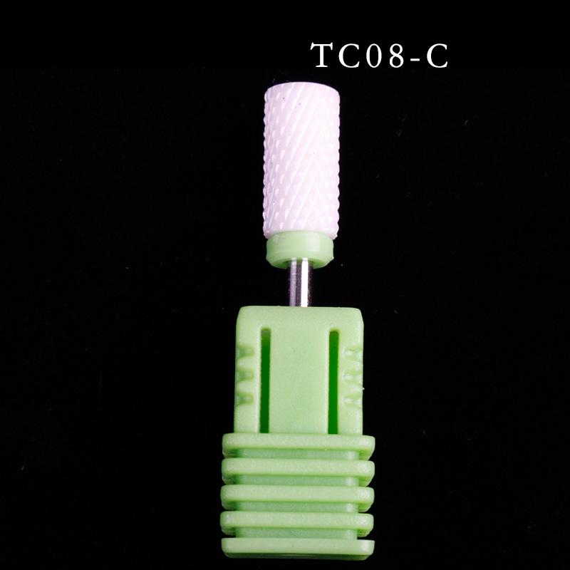 Ceramic Nail Grinding Head - Corn Bullet Rocket Shape for Electric Nail Grinder