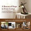 Resin Cross Sculpture Resin Table Ornament  Entryway Counter Small Figurine