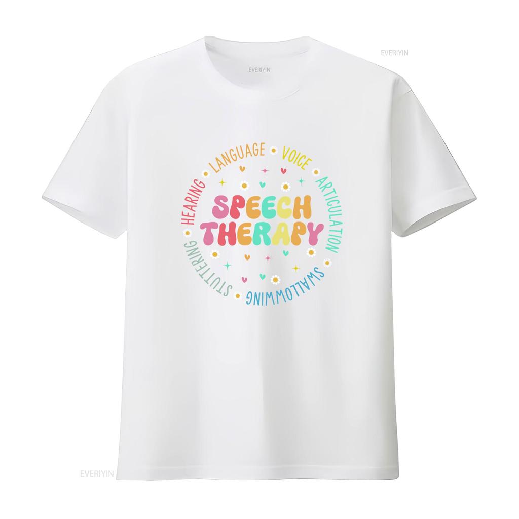 Speech Language PathologisT T Shirt SLP Pathology Sweater Teacher Graduation vintage Washed designer clothes streetwear Casual