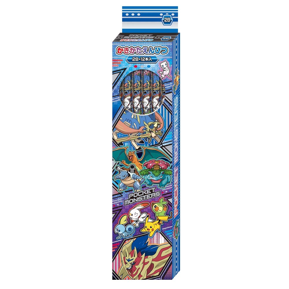 Showa Записная книжка 1 Серебряный 418729002 Карандаши Pokémon, 2B, Дюжина, Стержень,