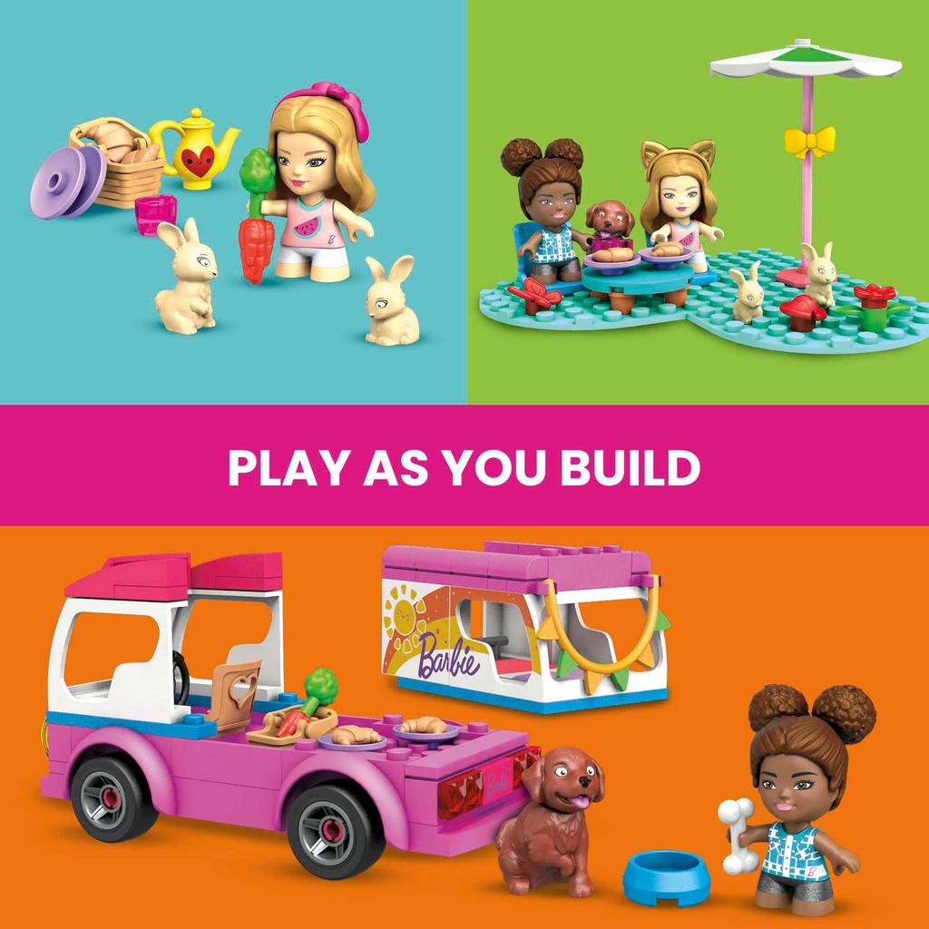 MEGA CONSTRUX Barbie Adventure Dream Camper [Block Set] [Ages 5 and Up] GWR35