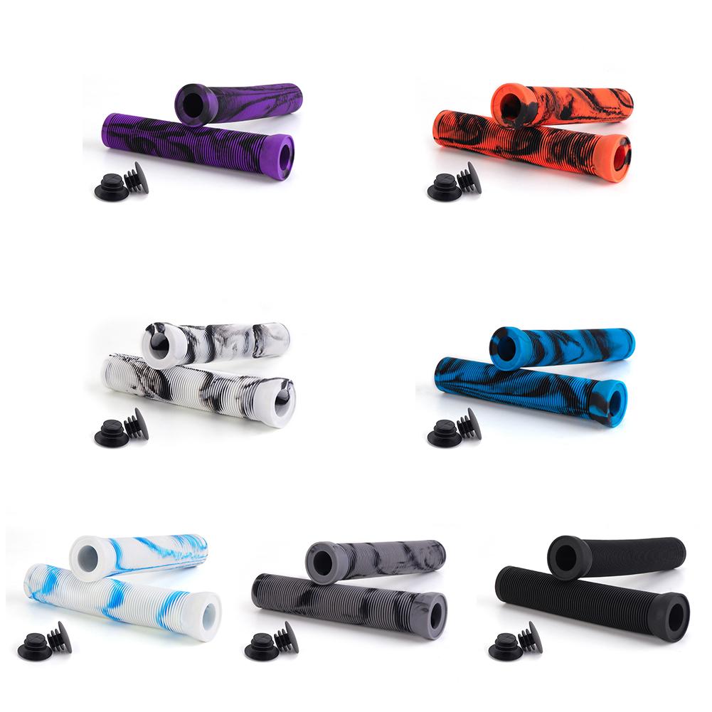Punhos de Scooter Punhos de Bicicleta Cobertura de Guidão de Borracha Antiderrapante Para Guidão de 22,2mm Punhos de Scooter Guidões de Bicicleta BMX 1 Par