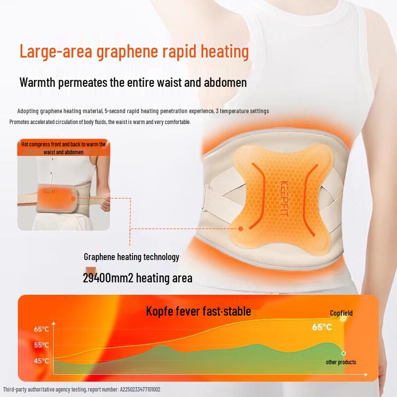 Kopfie W15S Heated Waist and Back Massager CN plug (adapter included)