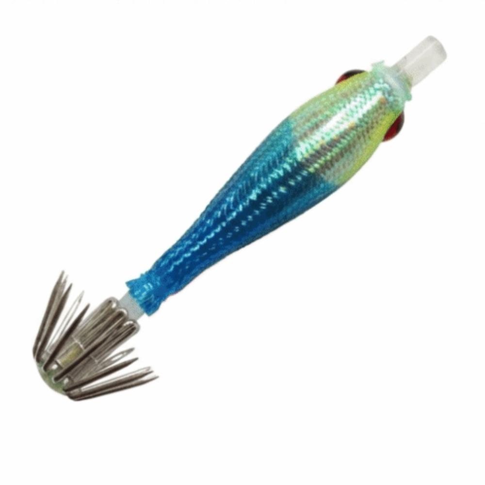 

Pesca 5cm Fishing Octopus Jig Luminous UV Blowing Tube Squid Hook Explosion Hook Deep Sea Fishing
