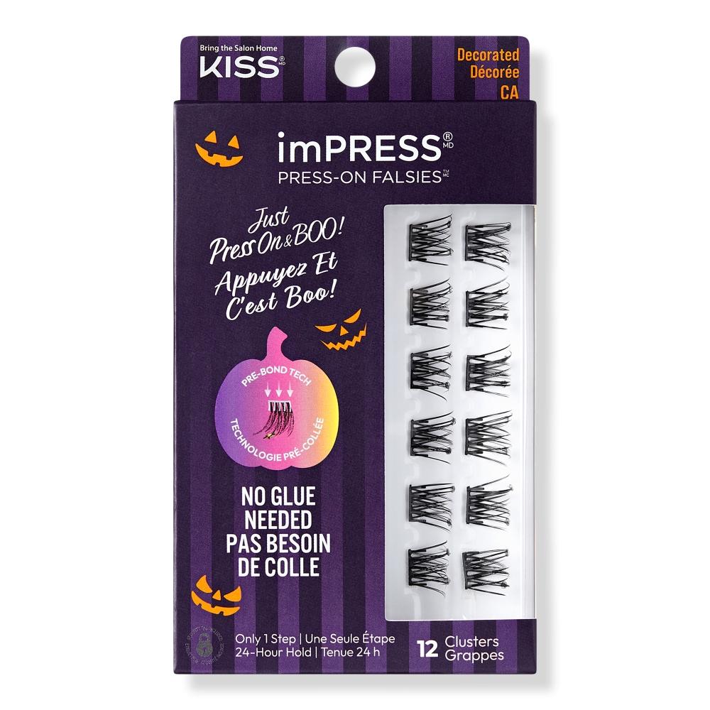 

Kiss ImPress Press On Falsies Eyelash Clusters Halloween Minipack 12 Ct Ambrose