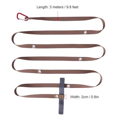 Outdoor Campingzelt Windseil Langlebiges Nylon Windseil Multifunktionale Zeltseilschnalle Verstellbare Wäscheleine