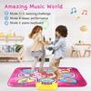Dance Mat, Electronic Light Up Dance Pad Musical Play Mats Dancing Floor Game Mat Toys with 5 Game Modes (39.4x 34inch) for Girls & Boys Age 3+