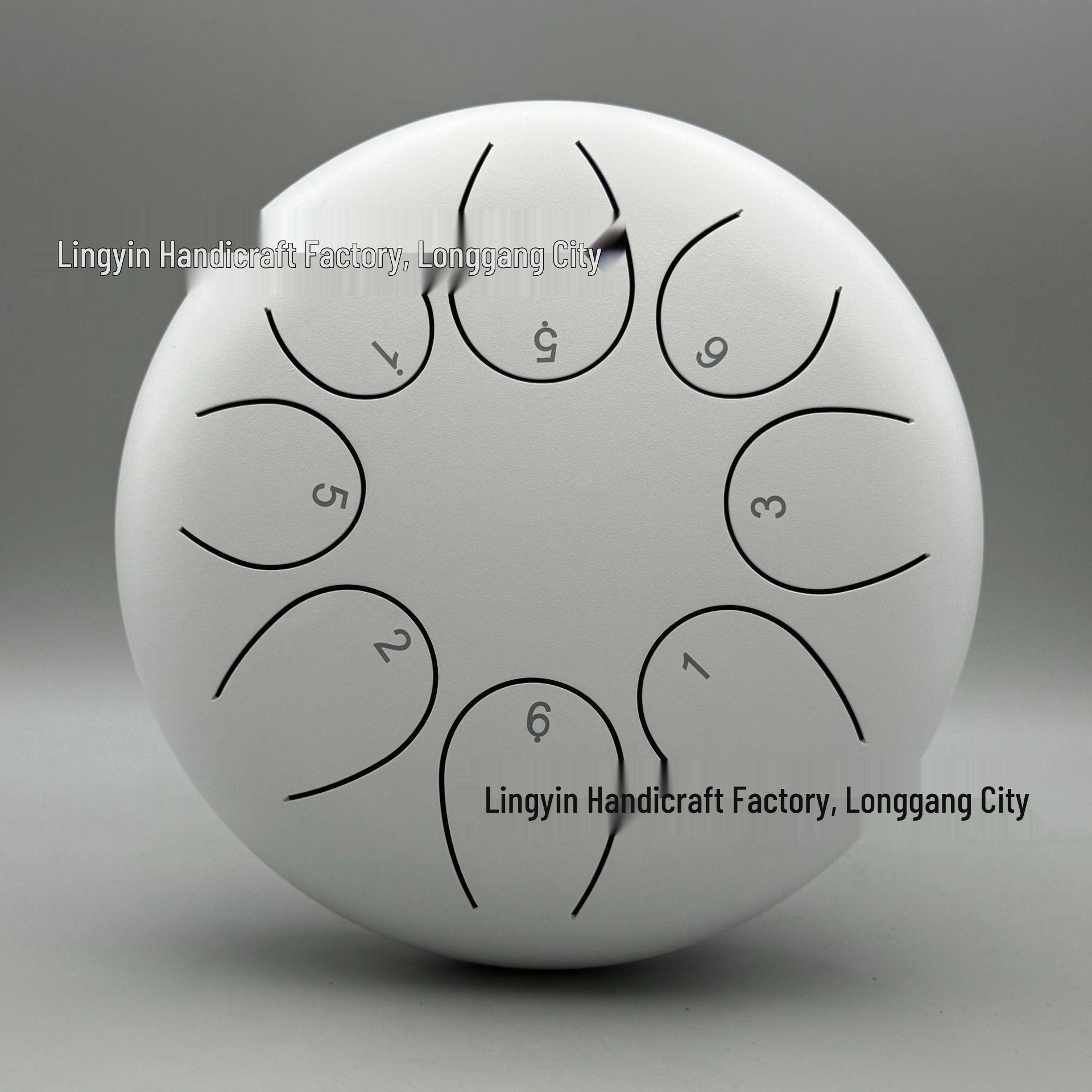 8-inch 8-note Multi-color Children s Beginner Steel Tongue Drum