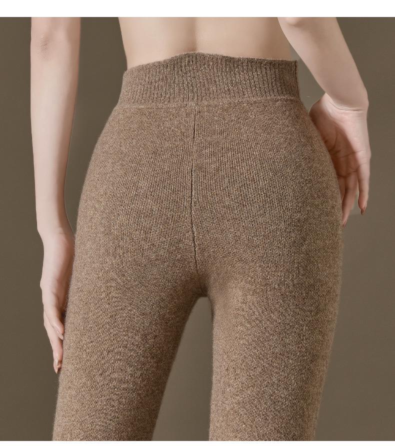 Women's Winter 100% Pure Cashmere Thick Leggings