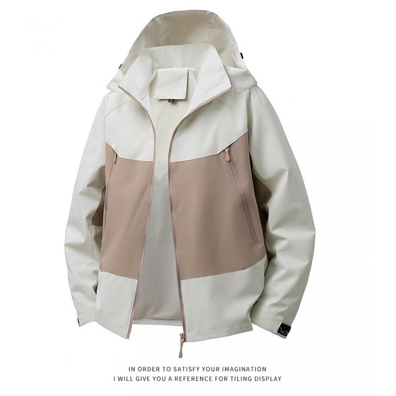 Unisex Lightweight Waterproof Windproof Hooded Outdoor Jacket Hiking Camping Trekking Fall