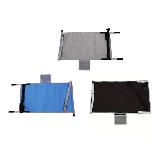 Kids Airplane Travel Footrest Extender Pad Foldable Flight Bed with Anti-Slip Support Seat Extension Pad for Children