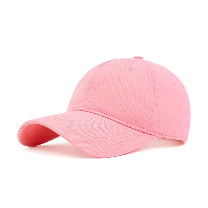 Outdoor Cotton Baseball Cap Men's Spring Summer Soft Top Big Head Cap Women Sunshade Cap