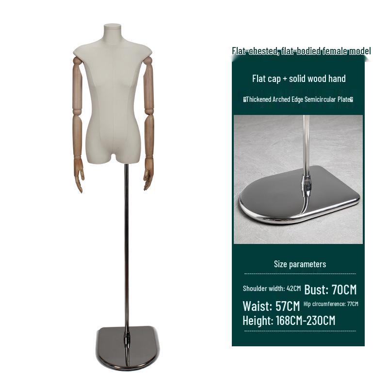 Korean-Style Women's Fabric-Wrapped Mannequin for Clothing Display