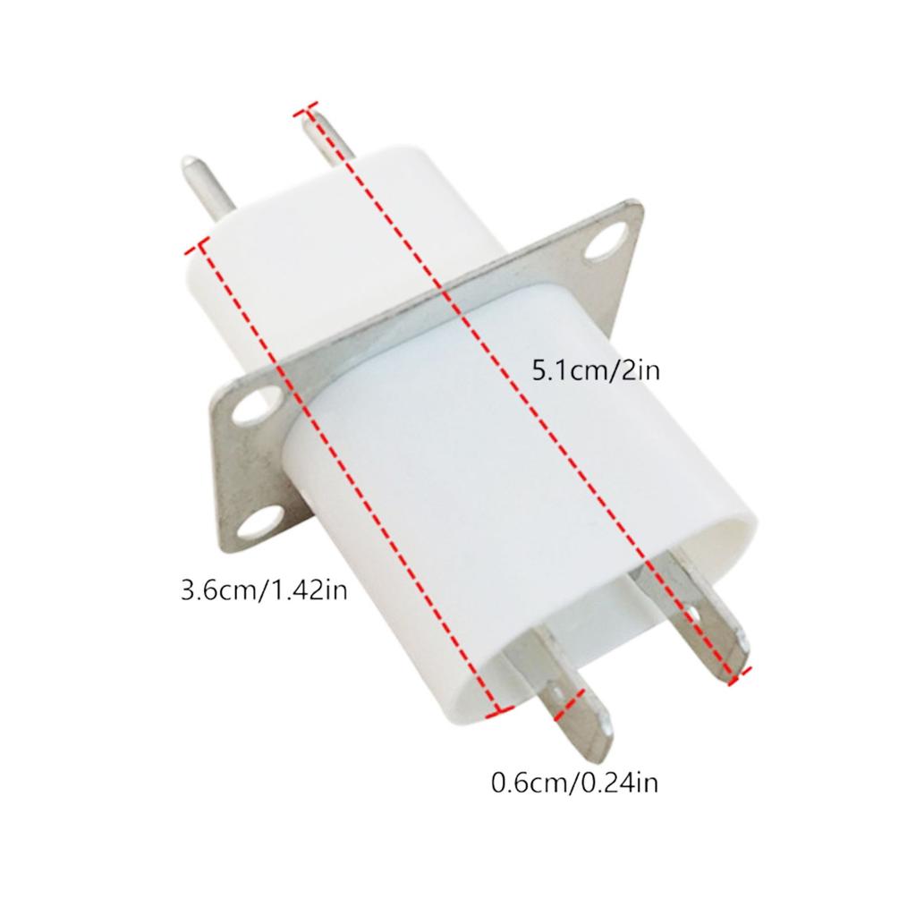 Pack of 20 Microwave Oven Magnetron Pin Sockets Spare Parts Microwave Repair Set Microwave Oven Magnetron Plug for Oven