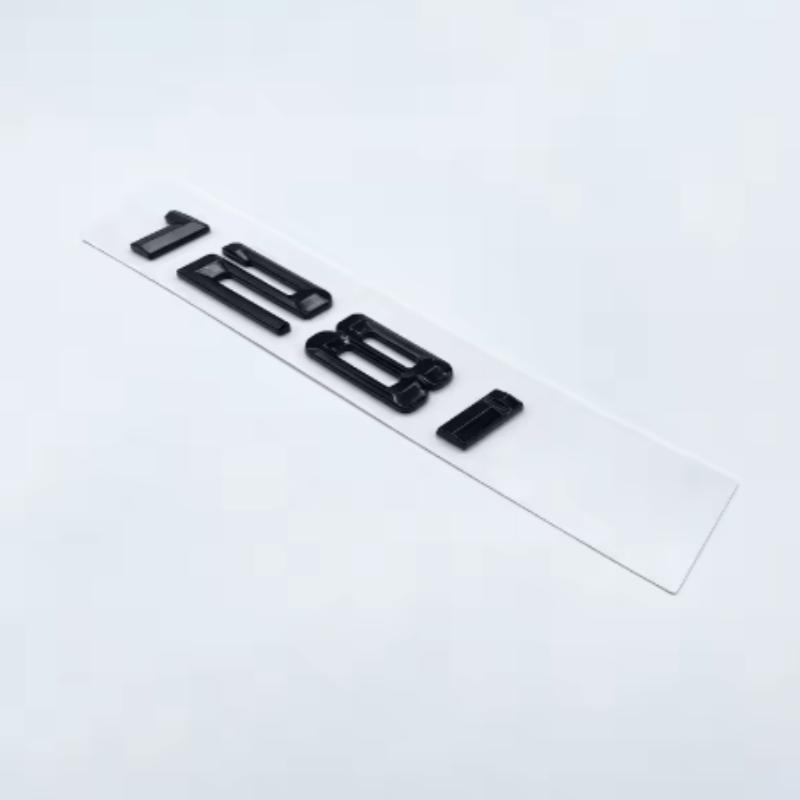 116i 118i 120i 125i 130i 135i Car Rear Boot Emblems Number Letter Badge for BMW 1 Series E81 E82 E87 E88 F20 F21 Glossy Black