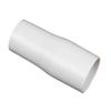 White Threaded Vacuum Hose Cuff Replacement For Swimming Pool Cleaning Equipment Plastic Adapter Connector