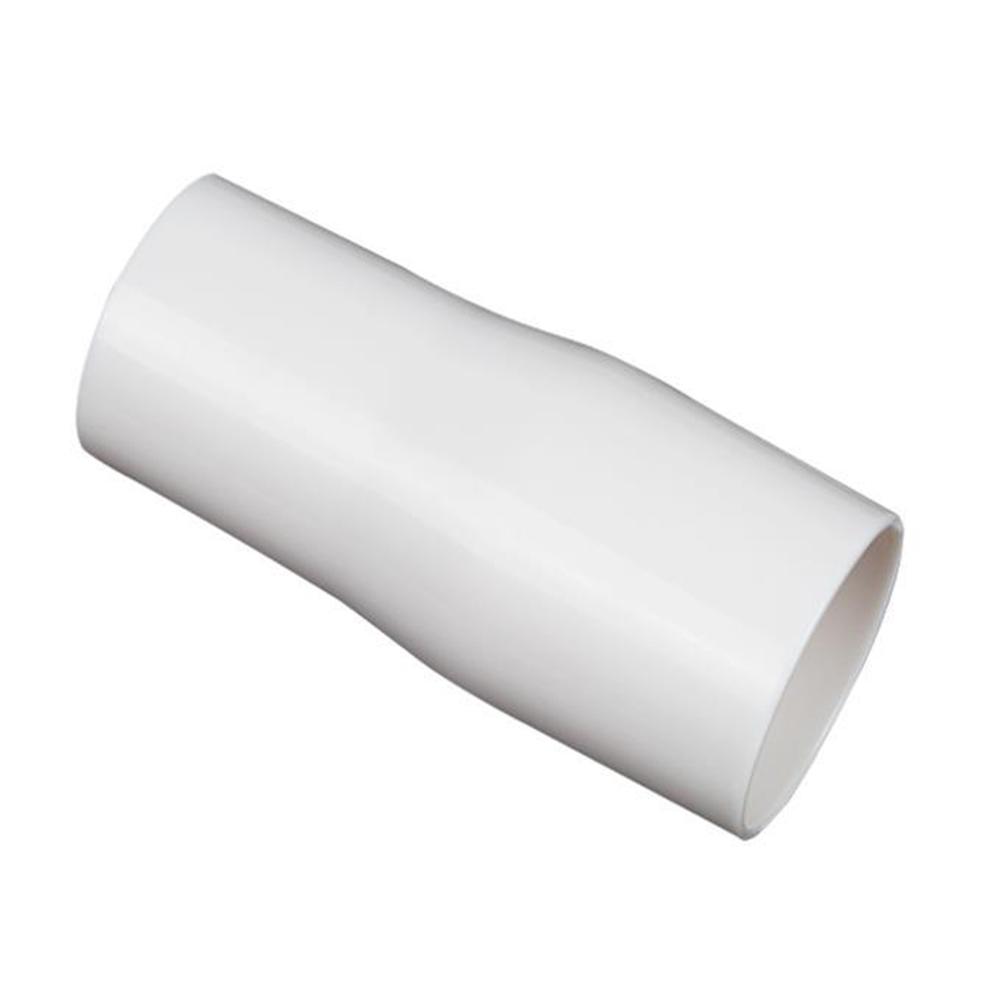 White Threaded Vacuum Hose Cuff For Swimming Pool Cleaner Replacement Plastic Adapter Fitting