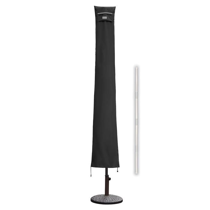 Sekey Housse de Protection pour Parasol - Tissu Oxford 600D Imperméable et Anti-UV, Taille 220 x 30/50 cm, Poignées Rembourrées