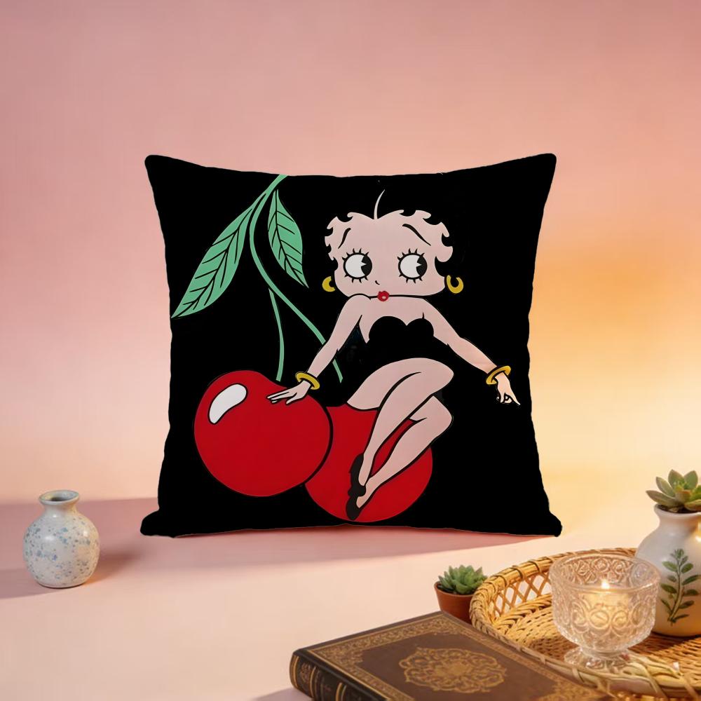 

Trending BBetty Booped Cushion Cover Premium SkinFriendly Pillow Case MultiPurpose for Home Office Travel 30X30cm