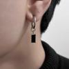 Retro High-End Non-Pierced Men's Earrings: Niche Design and Cold Style