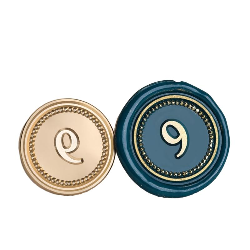 Sealing Wax Stamp Number Series Wax Seal Stamp for DIY Envelope Wedding Invitation Greeting Card Scrapbooking Letter