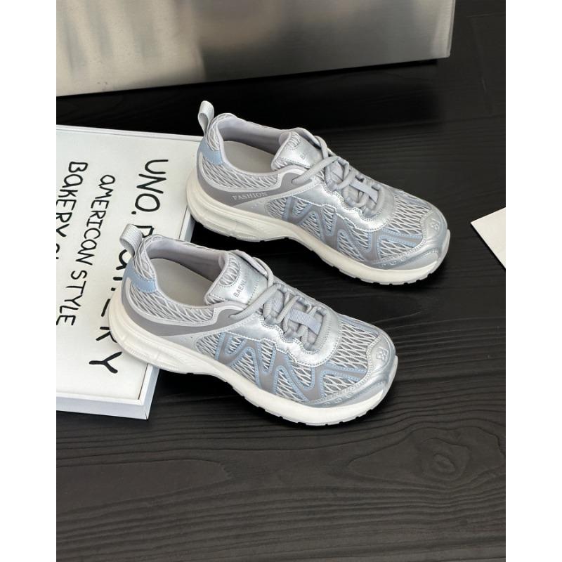 

Thick-soled heightening little white shoes women s summer hollow and breathable fashion versatile sports and leisure board shoes with skirts 40 синій