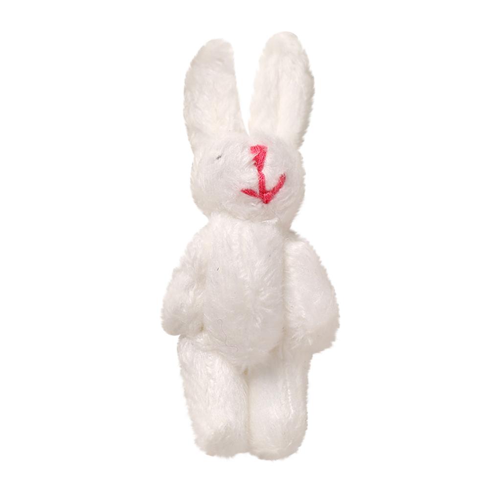 Easter Plush Bunny Small Joints Bunny  Stuffed Animal Gifts, Birthday Cake Wedding Decoration Party Accessories