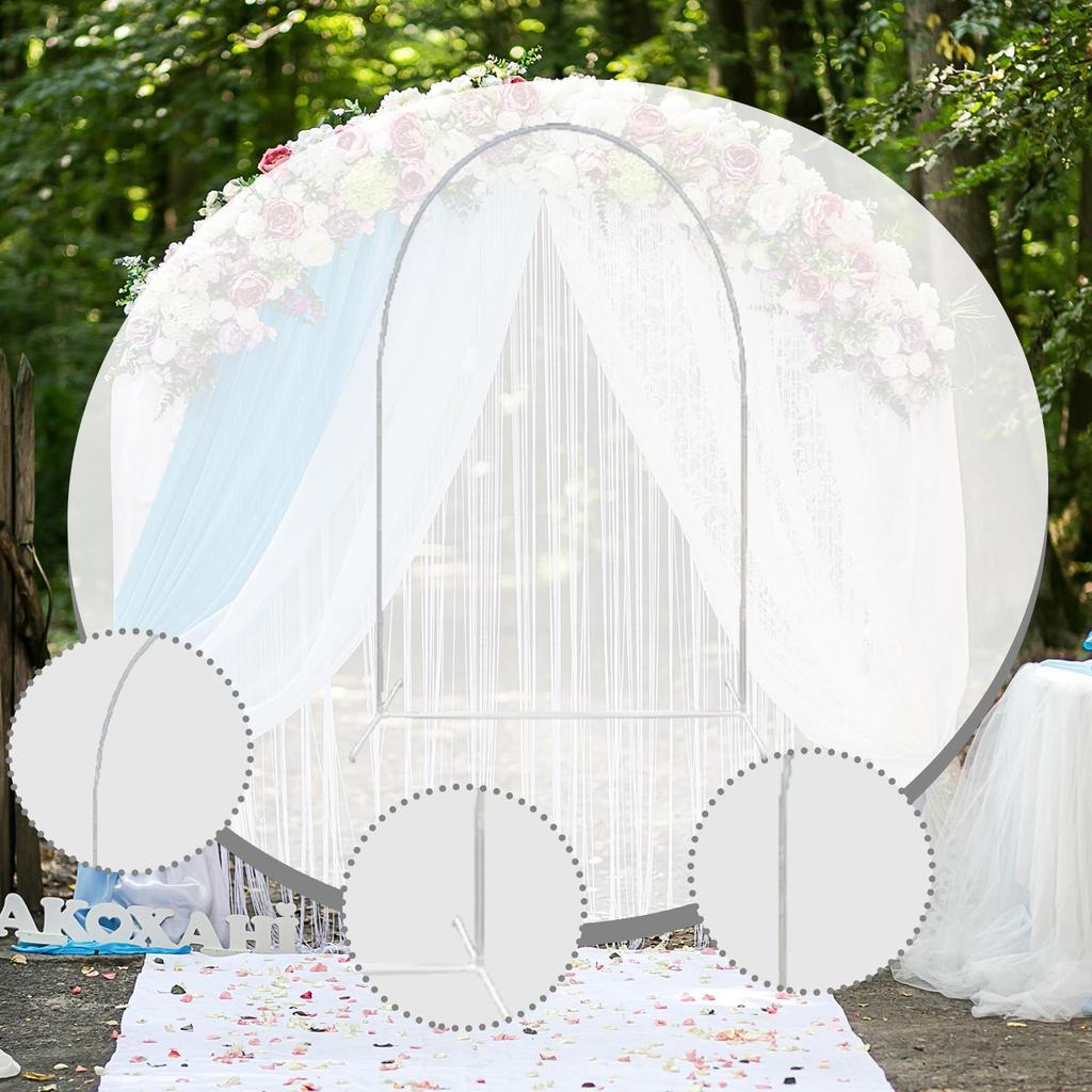 Bröllopsbåge Bakgrundsställ Lokaldekor för Fest Jubileum Trädgård