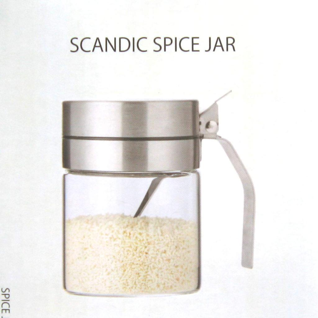Sato Metal Industry SALUS Storage Container Scandic Spice Jar