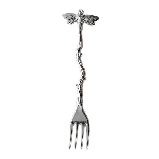 

Dessert Fork with Dragonfly Handle Fruit Cake Fork for Birthday Party Home Elegant Nature-Inspired Tableware Gift for Food Lovers