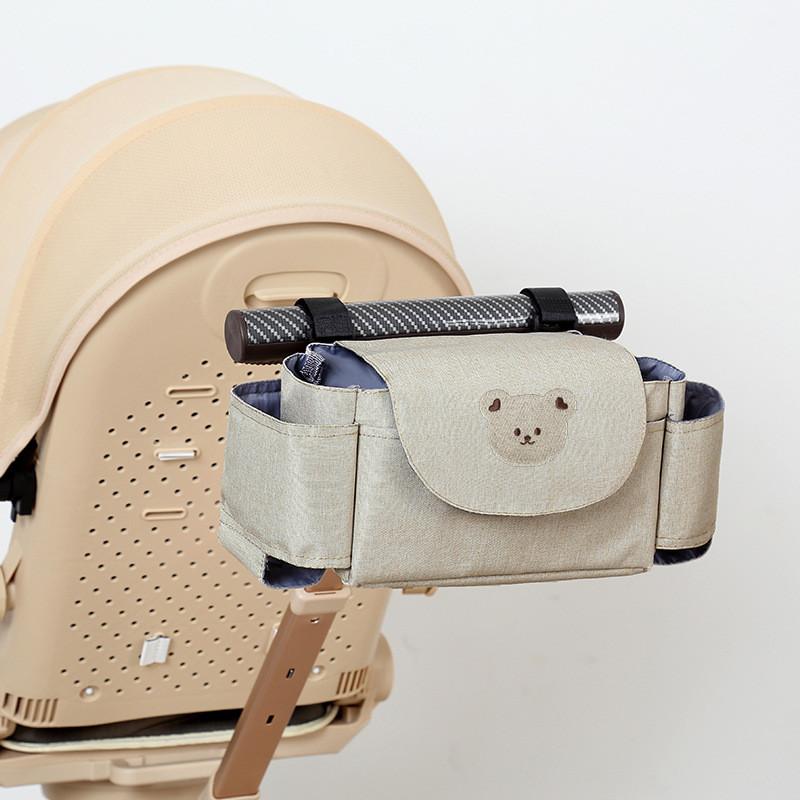 Infant Pushchair Hanging Bag With Velcro Mount For Baby Accessories