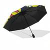 Club América Eagle Logo Automatic Opening Folding Umbrella - 8 Bone Iron Frame, Suitable for Fans and Daily Use, Perfect Festival Gift010413