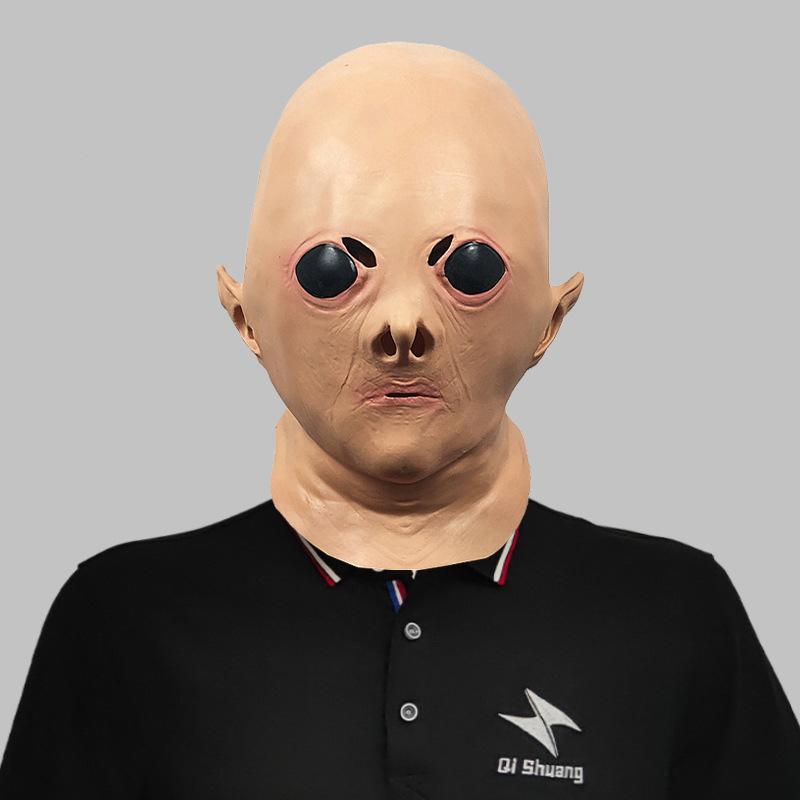 

Голова Инопланетянина Ужасающая Маска Телесного Цвета Для Хэллоуина Ужасов и Вечеринок Костюм