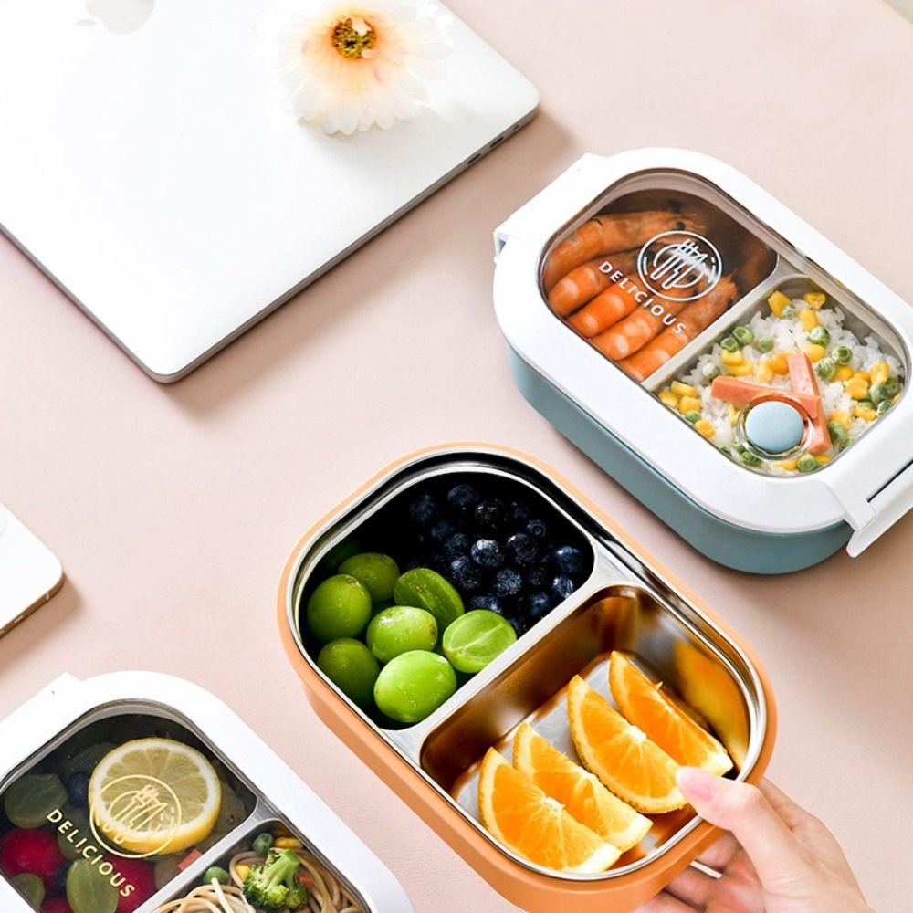 Portable Stainless Steel Lunch Box Large Capacity Food Container Food Storage Box  Birthday Gifts