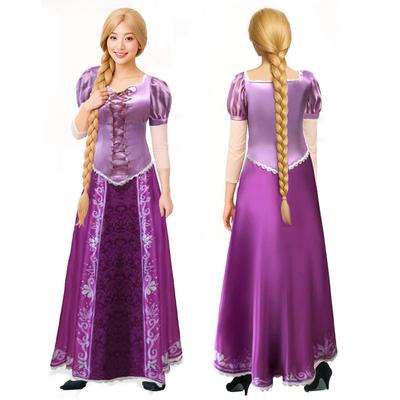 [monoii] Rapunzel Cosplay Costume Princess Dress Halloween Costume Adult S M L XL C514