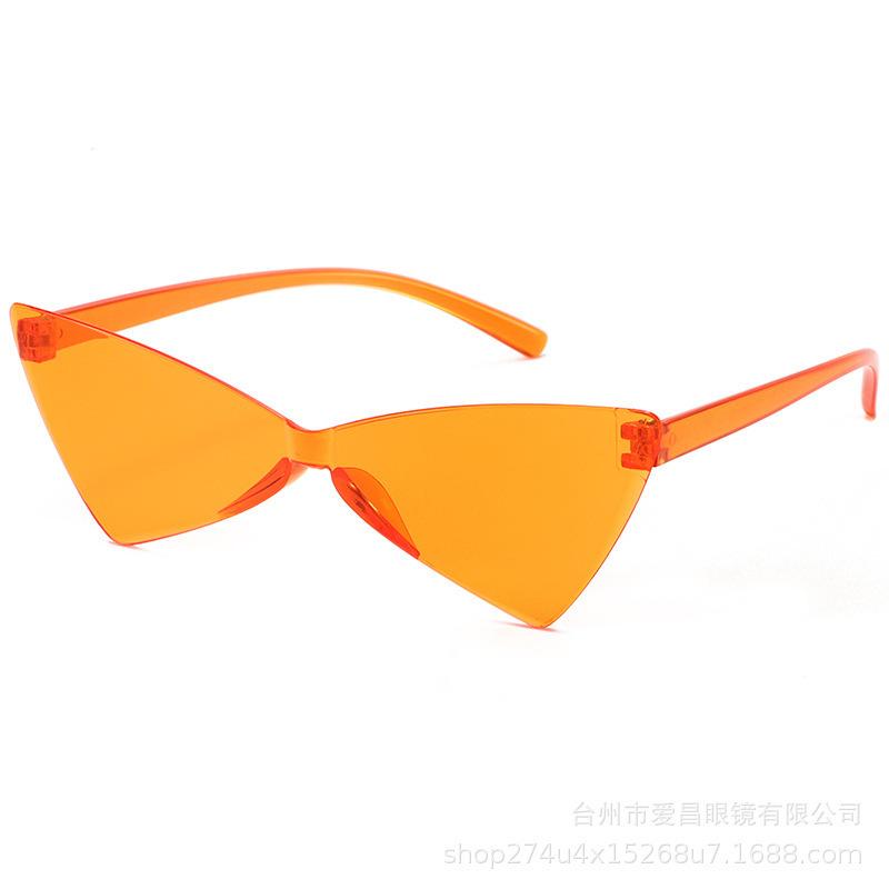 Personality Butterfly Frame Sunglasses Trendy Street-Style Candy-Colored European and American Cross-Border Glasses KJ135