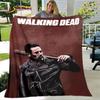 The Walking Dead Korku Yumuşak Peluş Battaniye, Flanel Battaniye Atmak Battaniye Oturma Odası Yatak Odası Yatak Kanepe Piknik Örtüsü Bettdecke