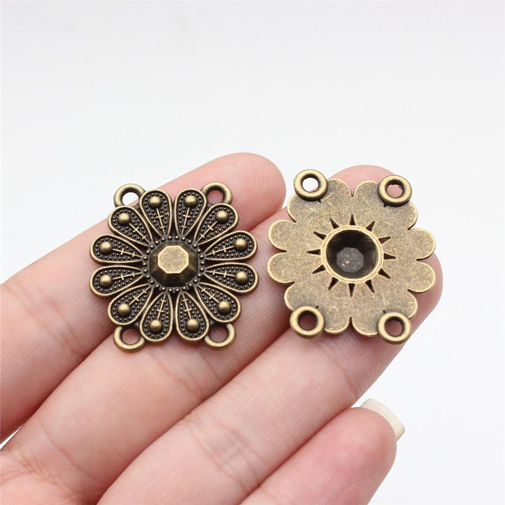Accessories Parts Four-Hole Necklace Connector Wedding Jewelry Findings TA023
