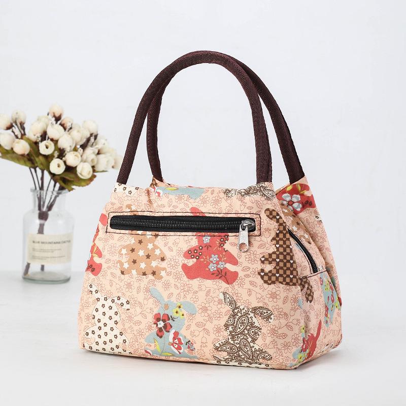 Waterproof Oxford Tote: Stylish Handbag for Middle-Aged Women - Perfect for Work and Outings