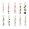 Resin Bead Keyring for Bag Decoration Handmade Key Holder Lightweight Keychain Birthday Gift Fashion Accessories