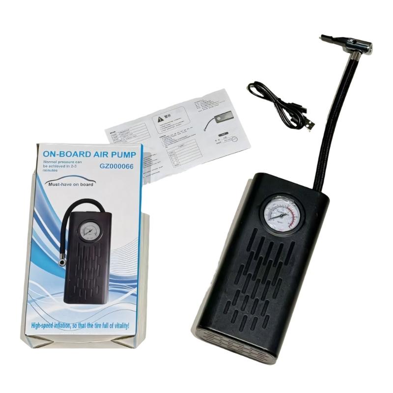 

Portable Cordless Digital Display Air Compressor Pump with ABS Component & Fast Inflation fit for Car Motorcycle Bike