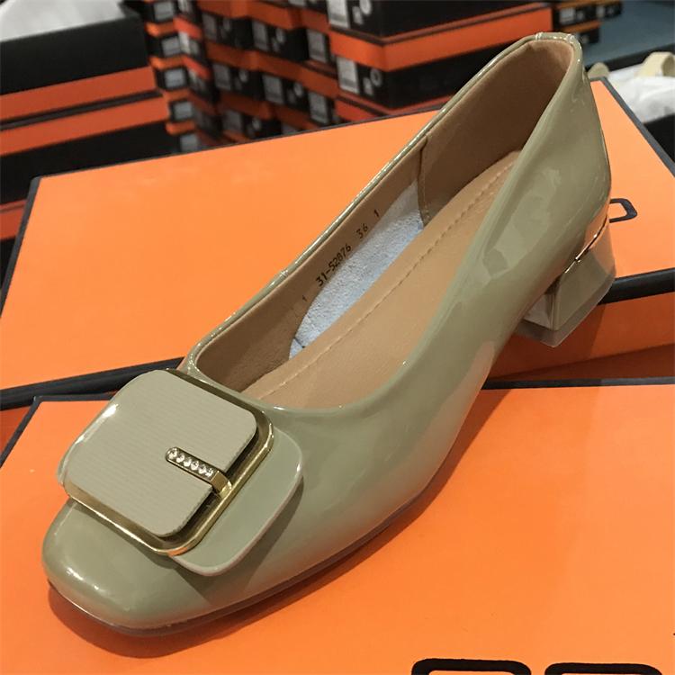 Fashion Nurse Shoes Patent Leather Ballet Flats Shallow Mouth Female Footwear Round Toe Moccasins Womens Nursing Summer Dress Genuine