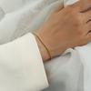 Gypsophila Jewelry Set: Gold-Plated Titanium Steel Chain Bracelet & Chinese Style Necklace for Women