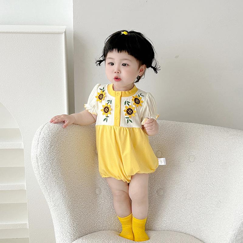 Sommer 2025 Baby Mädchen Prinzessin Strampler: Stilvoller & Leichter Body