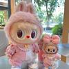 For 17cm/38cm Labubu Doll Clothes Fashion Clothes Shirts Overalls Doll Clothes Color Match Dolls Accessories Cute Decoration Little Clothes